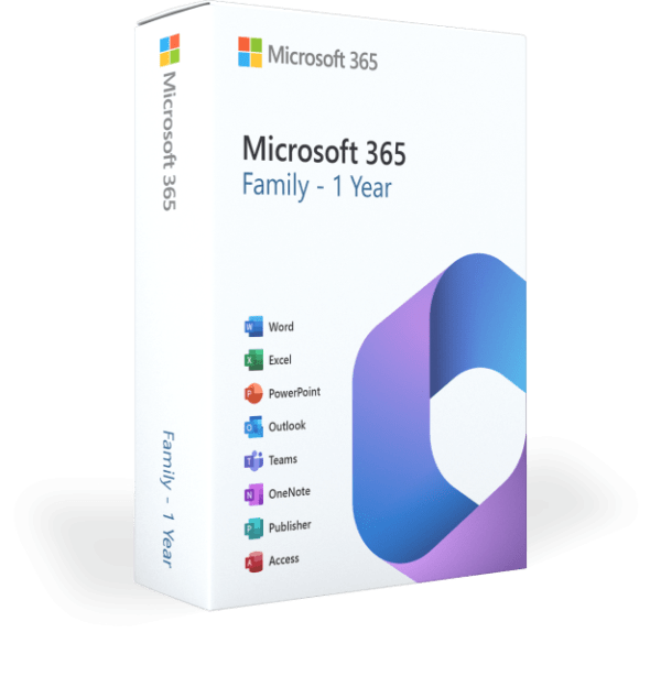 Koop Microsoft Microsoft 365 Family (Office) – 1 jaar op Windowscode.nl - De beste prijs en directe levering!
